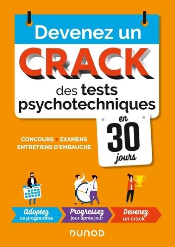 Devenez un crack des tests psychotechniques en 30 jours: Pour vos concours, examens, tests de recrutement
